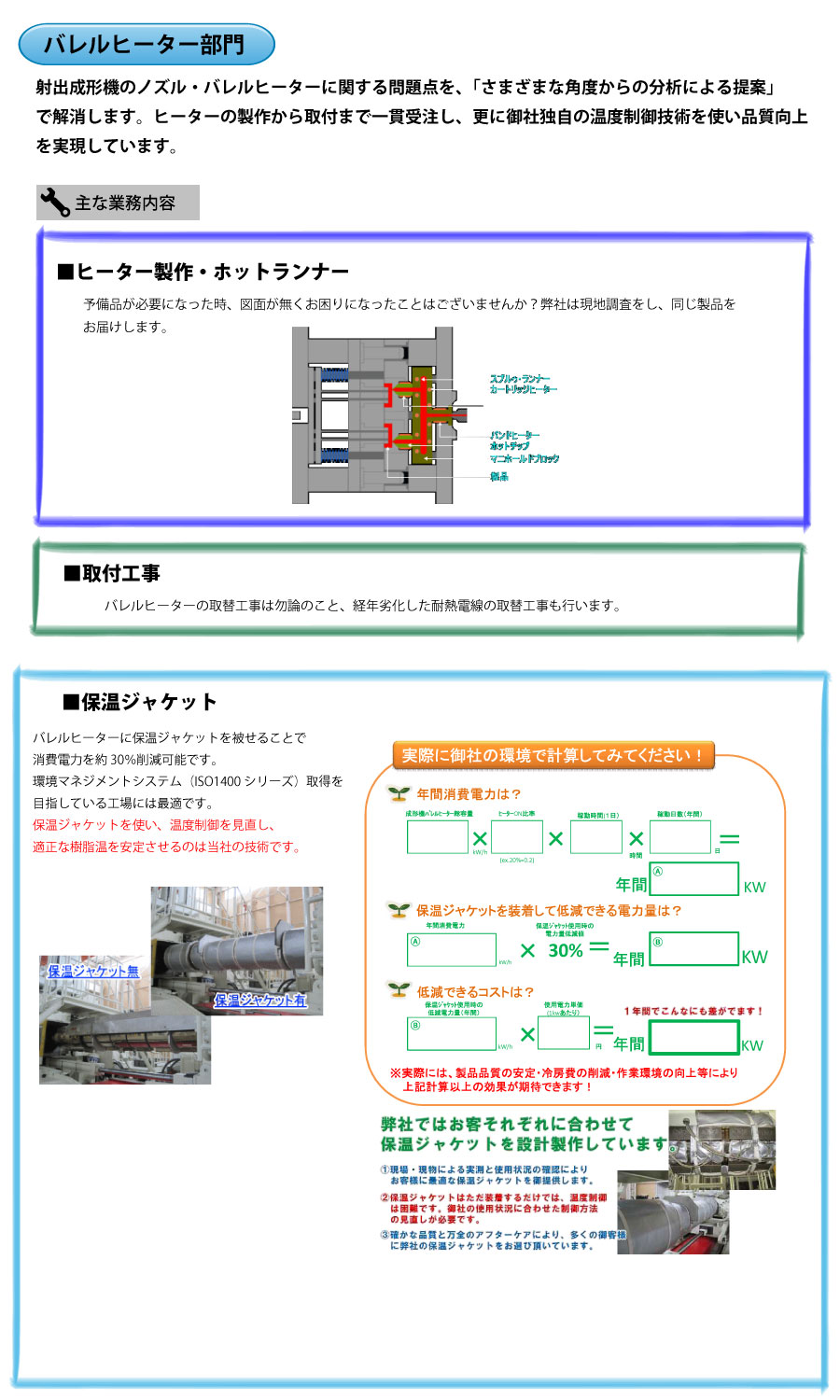 新・バレルヒーター部門